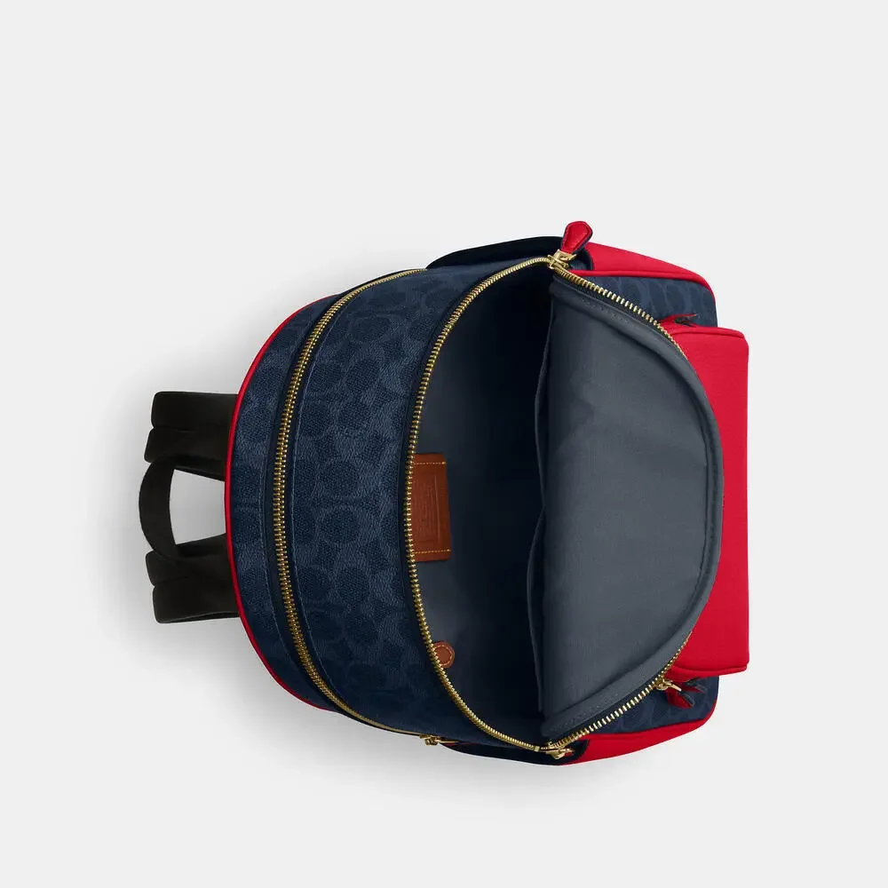 Court Backpack In Signature Canvas - Picture 3 of 14